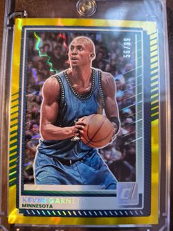 Kevin Garnett Donruss Gold Holo /99 Basketball Card