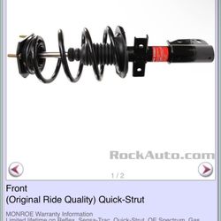 Monroe Strut Assembly Bought For 2016 Chevy Traverse