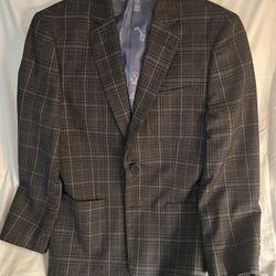 English Laundry Plaid Designer Suit Men’s 36s 
