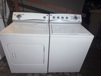 Washer And Dryer Set White Electric Kenmore 