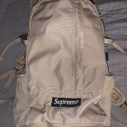 Supreme FW2021 Backpack Sand/Cream