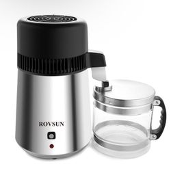 1.1 Gallon or 4L Stainless Steel Water Distiller, Flame Retardant Material, BPA Free Container