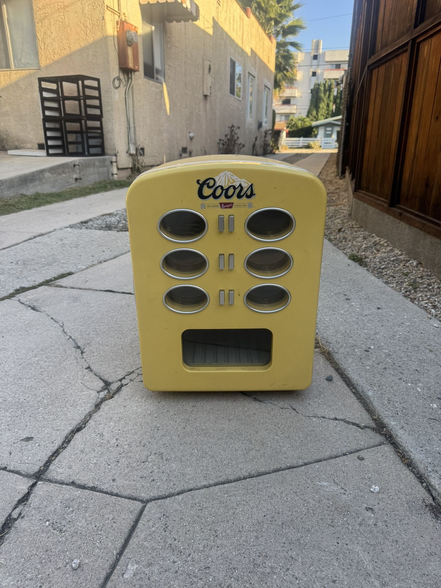 Vintage Coors Mini Fridge