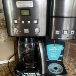 Cuisinart Coffee Maker Black Stainless Steel 