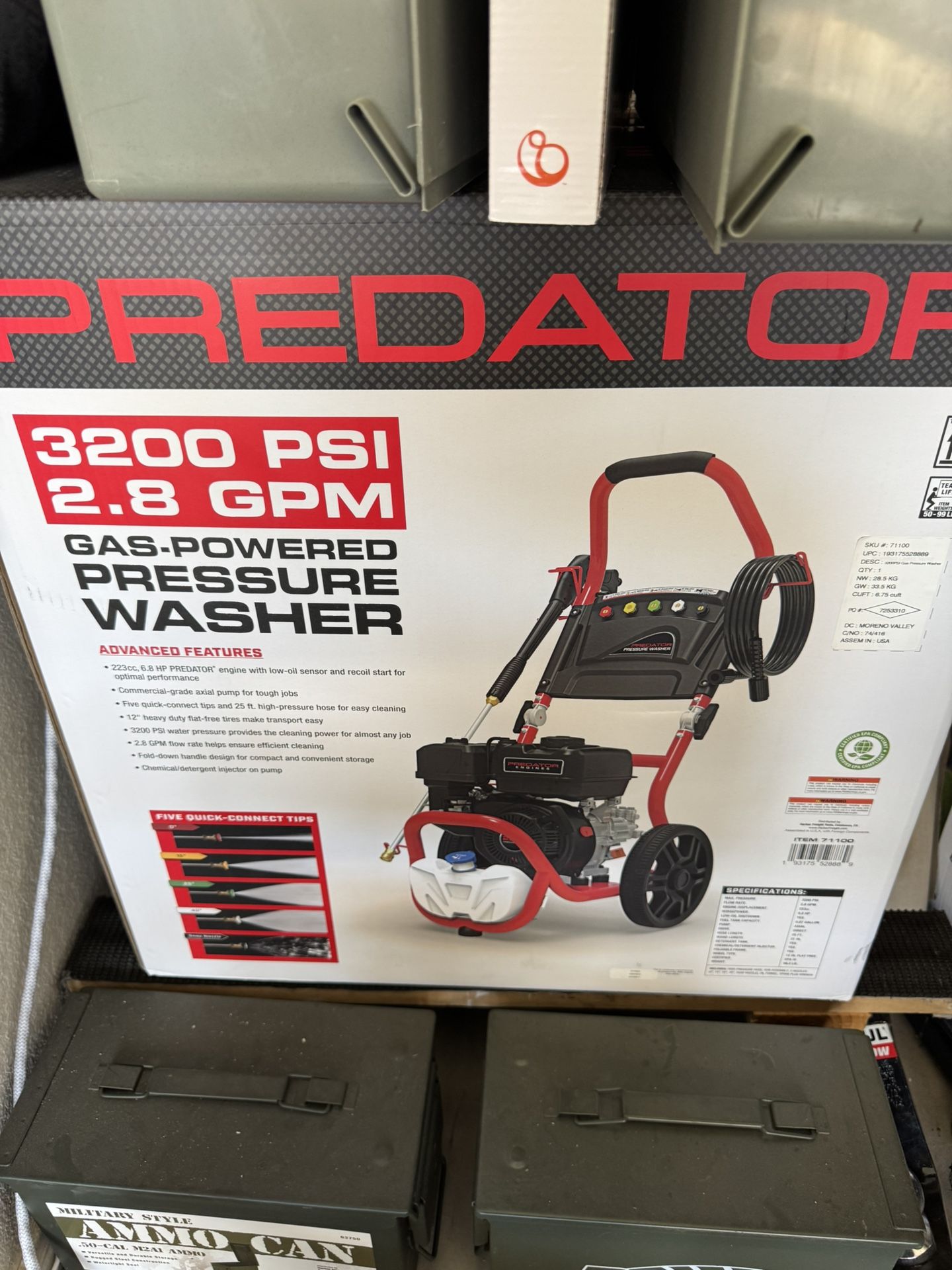 3200 PSI Predator Pressure Washer
