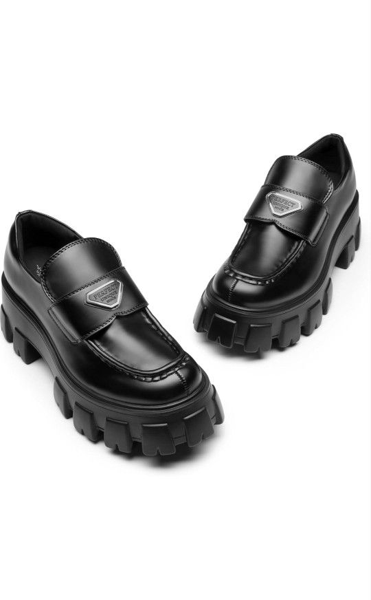 DreamPairs Women Chunky Loafers Platform Comfortable Slip On Casual Shoes Size 9