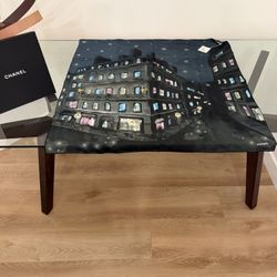 CHANEL 25B 90cm 90x90 Silk Square Scarf Paris Night RARE NWT