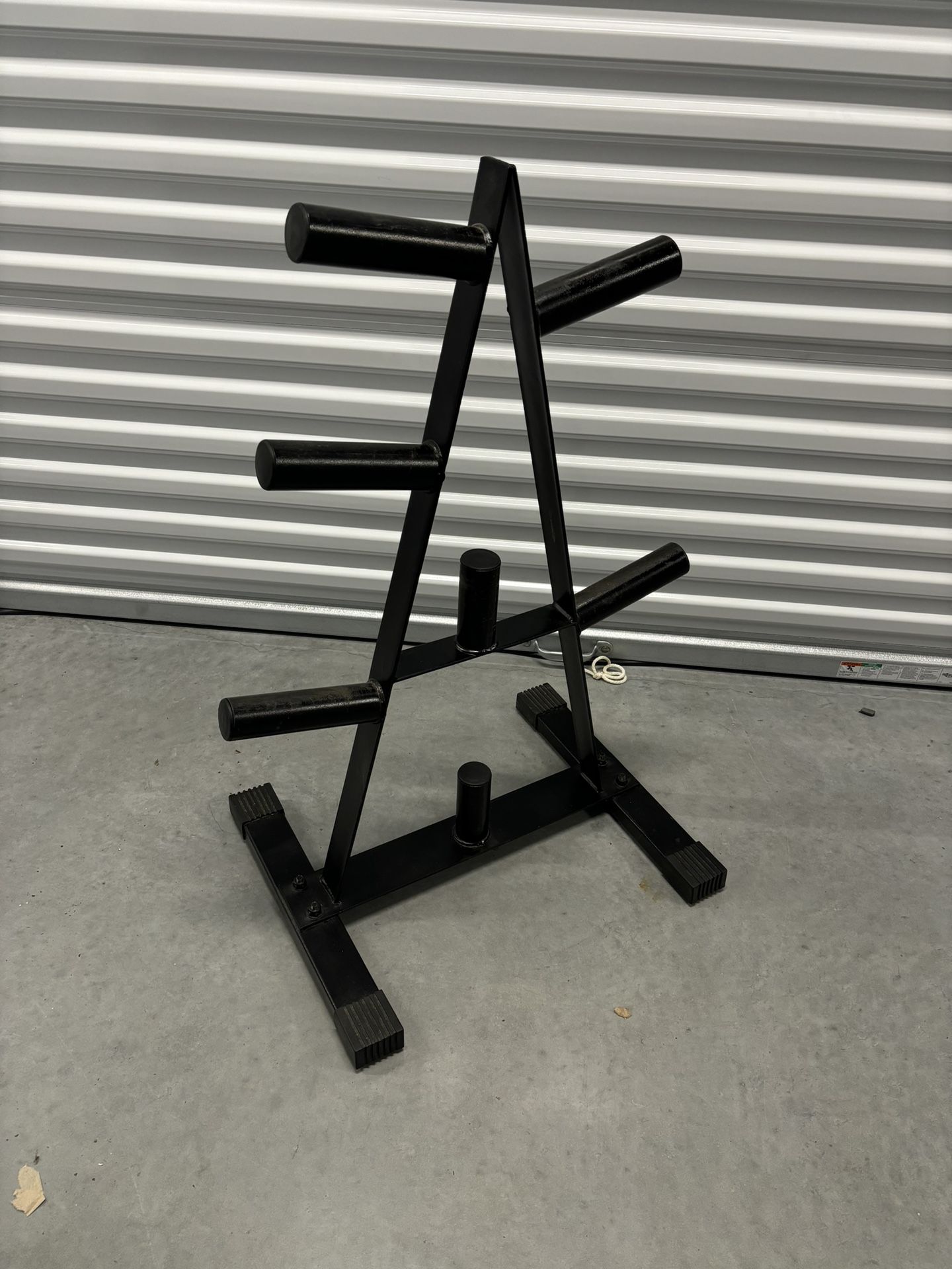 Weight Plate Rack . Exercise Equipment