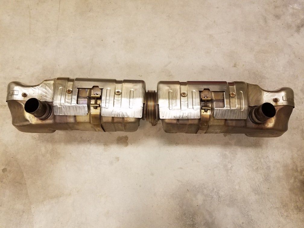 Porsche OEM exhaust for 2001 996 Turbo $300 or obo