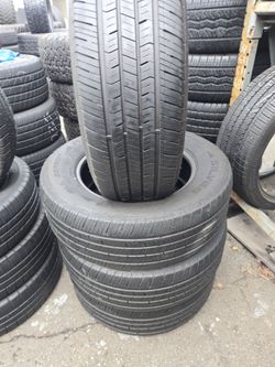 Set of four used tires 235/65-17