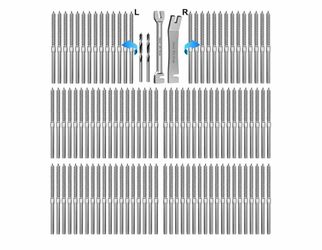 6240: New Steel DN Mate 120 Pack T316 Stainless Steel Left&Right Handed Thread Swage Lag Screws for Wood Post of 1/8" Deck Railing Kit, Cable Railing 