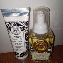 New Michael Design Works Honey Almond Hand Cream And Shea Butter Foaming Hand Soap $25 The Set
