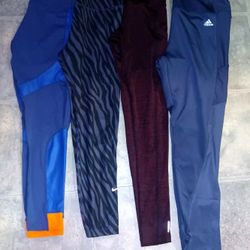 4 PAIR OF NAME BRAND Work Out Pants 