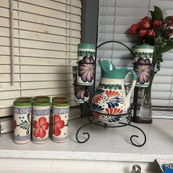 Mexican Hand Made Pitcher 