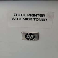 CHECK PRINTER WITH MAGNETIC TONER 