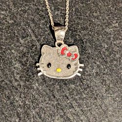 Hello Kitty Sterling Silver Necklace