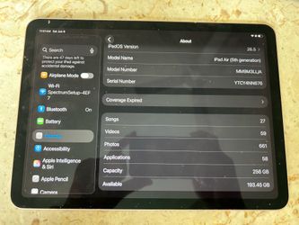 Apple iPad 5th generation 256GB