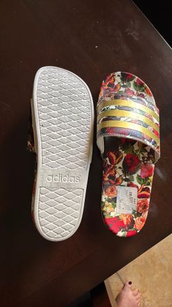 Adidas slides women size 12