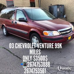 2003 Chevrolet venture 99k miles