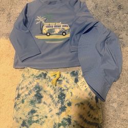 NWT FI toddler boy  swm set 3t