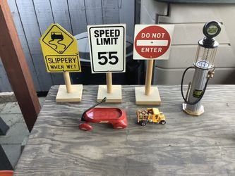 Signs  Wagon And Beer Wagon  Gas Pump