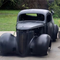 1937 Studebaker 3 Window Coupe RARE Rolling SHELL Dictator President Hot Rod Rat Rod Lowrider Kustom Poject