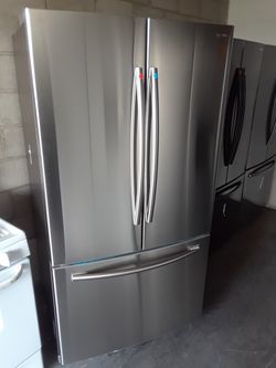 New refrigerator French door stainless steel