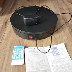 Remote Motorized Electric Turntable Rotating Display Stand Spinning Rotating Platform 360