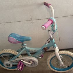 Bike: Kids Frozen Bike With Training Wheels 