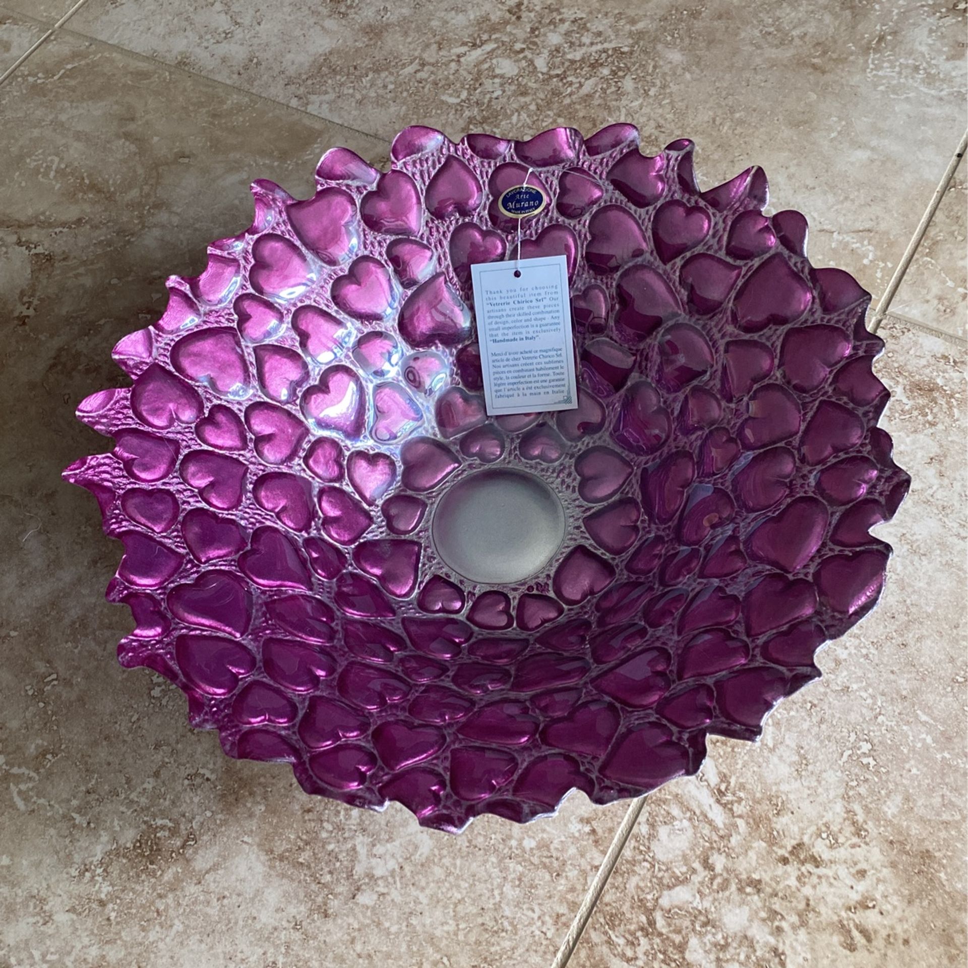Large Murano Vetrerie Chirico Bowl