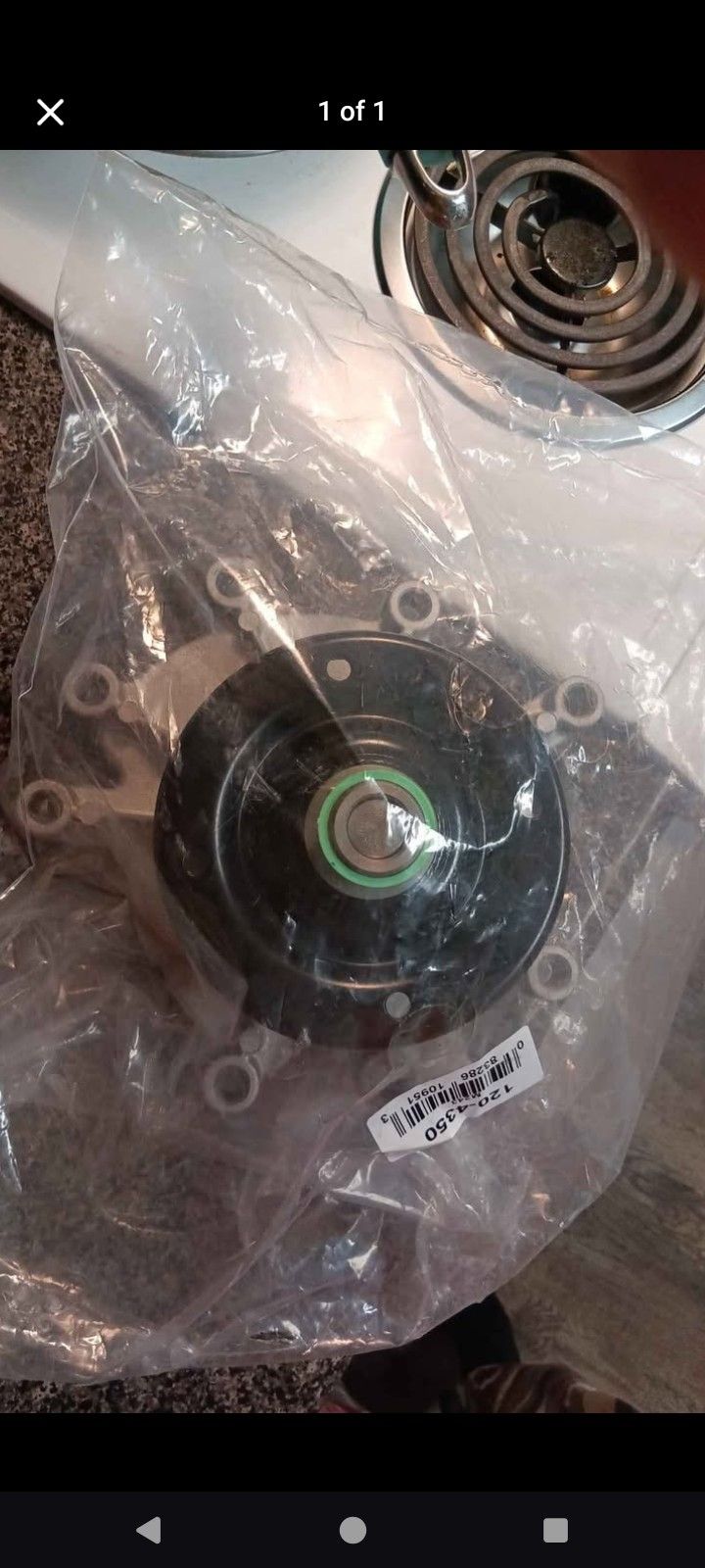 New Duralast Water Pump