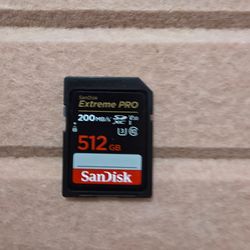 SANDISK 512GB Extreme PRO SDXC UHS-I Memory Card