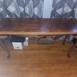 Solid Wood Sofa Table/Entry Table