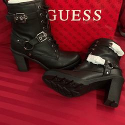 Guess WGSUSSEX Leather boots Size9.5