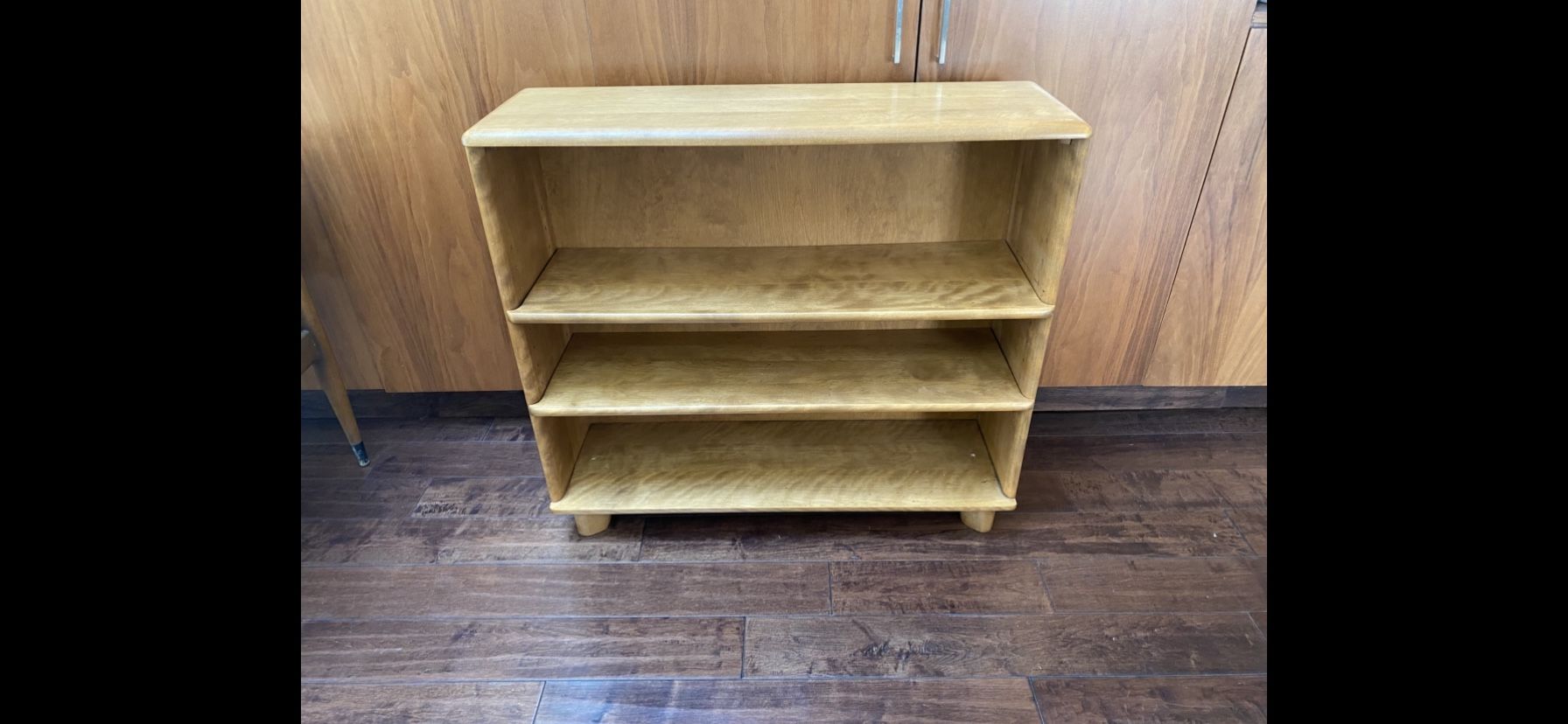 Vintage Heywood Wakefield Book Case Shelf Mid Century China Display Cabinet Bookshelf Modern