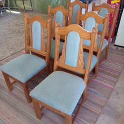Six dining room chairs