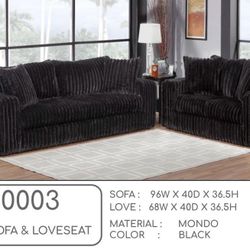 Sofa & Love Seat Corduroy Fabric 