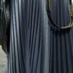 Blashe Pleated Faux Leather Skirt M