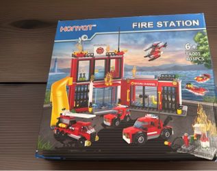 Kids fire truck 803 piece set