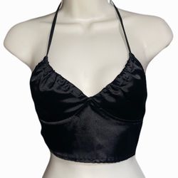 Satin Halter Top