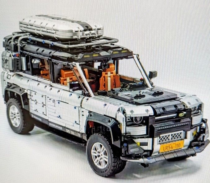 Nuevo Land Rover Defender, Tipo Lego, 5,575 Piezas, Escala 1/8