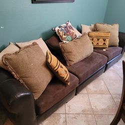 Three piece sectional