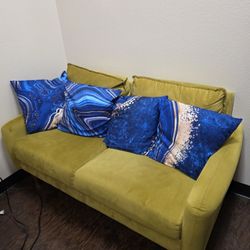 Green Couch Loveseat