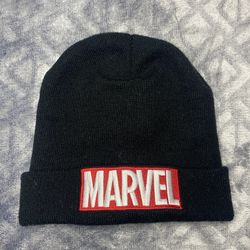 Black Marvel Beanie 