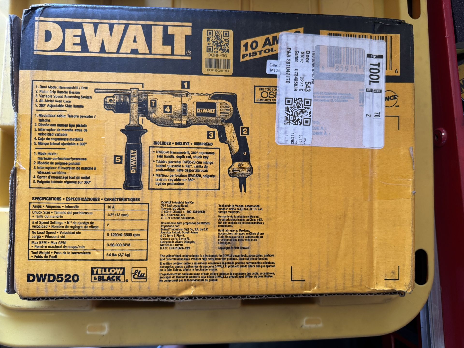 Electric Hammer Drill BRANDNEW