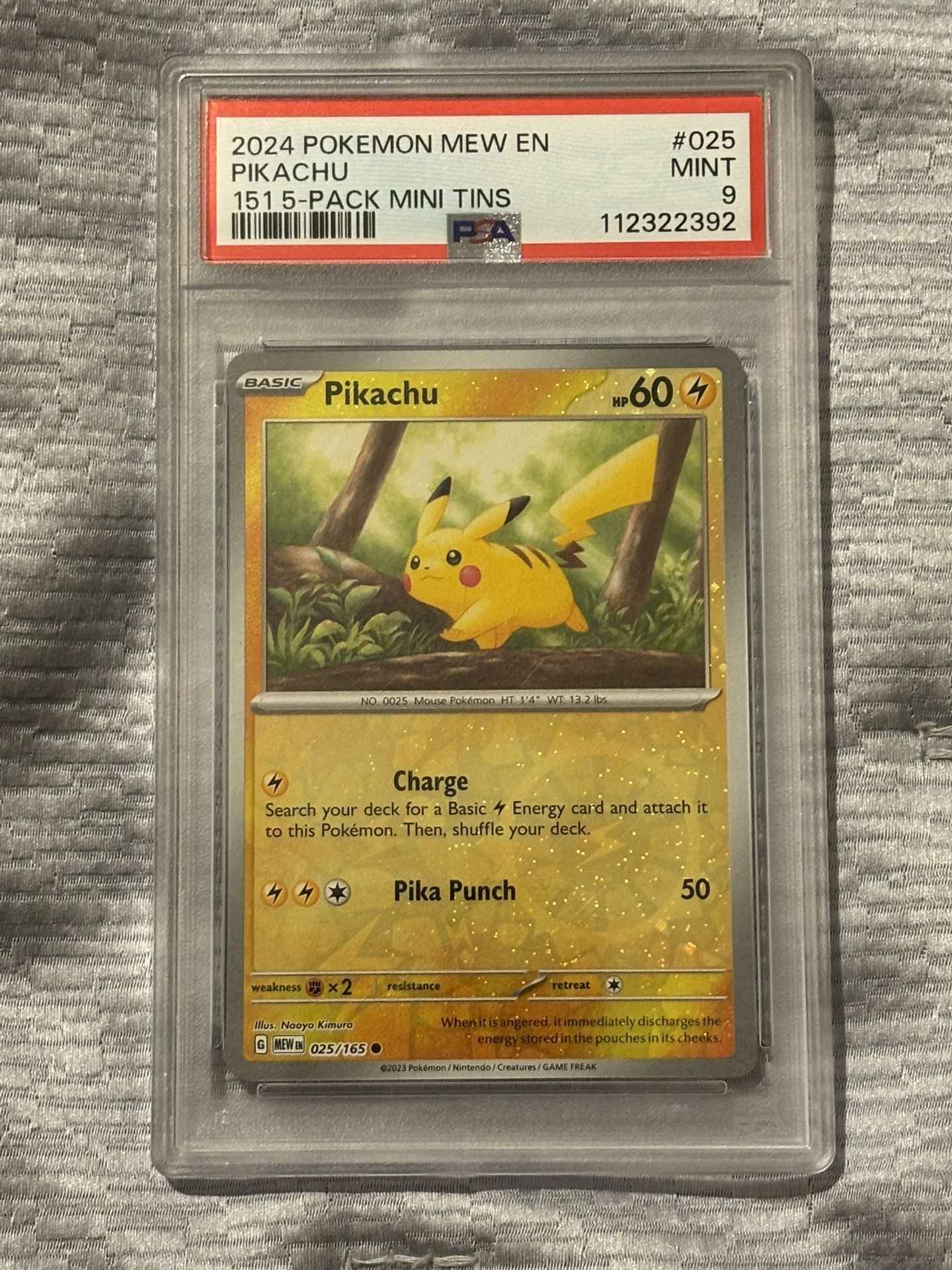 Pokémon Card Pikachu 