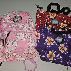 Hawaii Spirit Purse And Backpack 