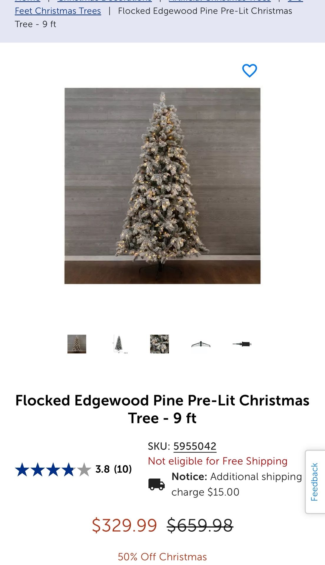 Christmas Tree 9ft