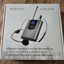 Hotec H-U05 Wireless Headset & Lavalier Microphone