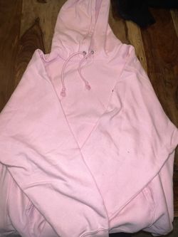 VINTAGE Champion Reverse Weave Sweatshirt Hoodie Adult Medium Pink